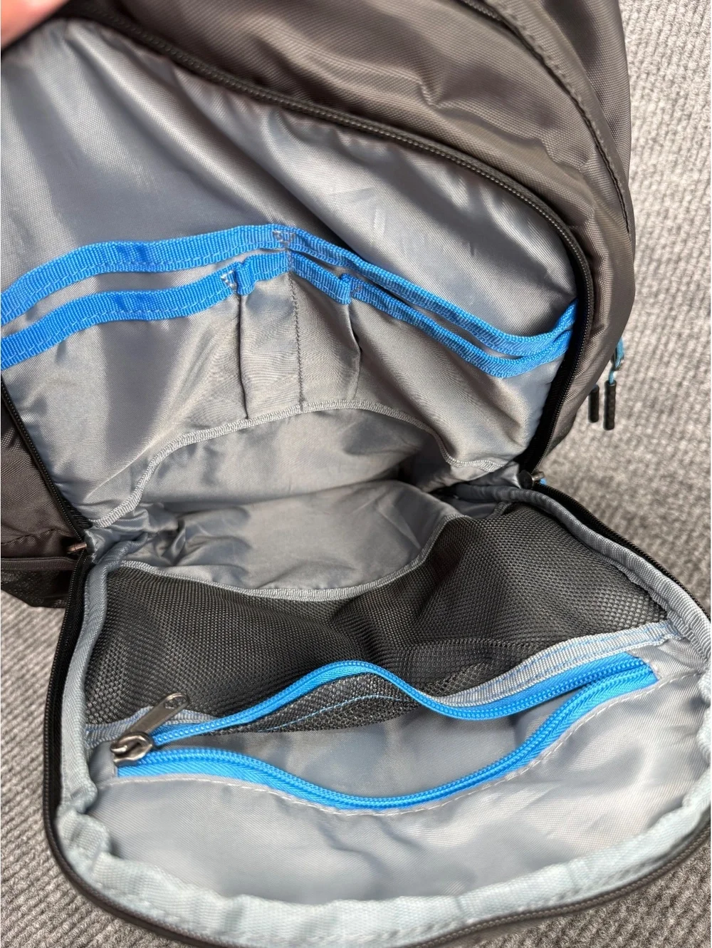 Dell Laptop Backpack Gray Black Business Travel Computer Bag